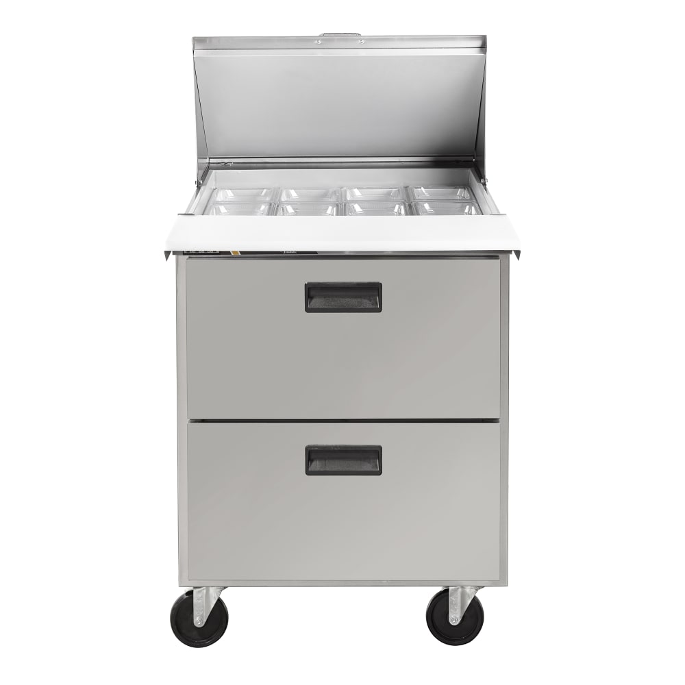 206-CLPT2712DW 27" Centerline™ Mega Top Sandwich/Salad Prep Table w/ Refrigerated Base, 115v