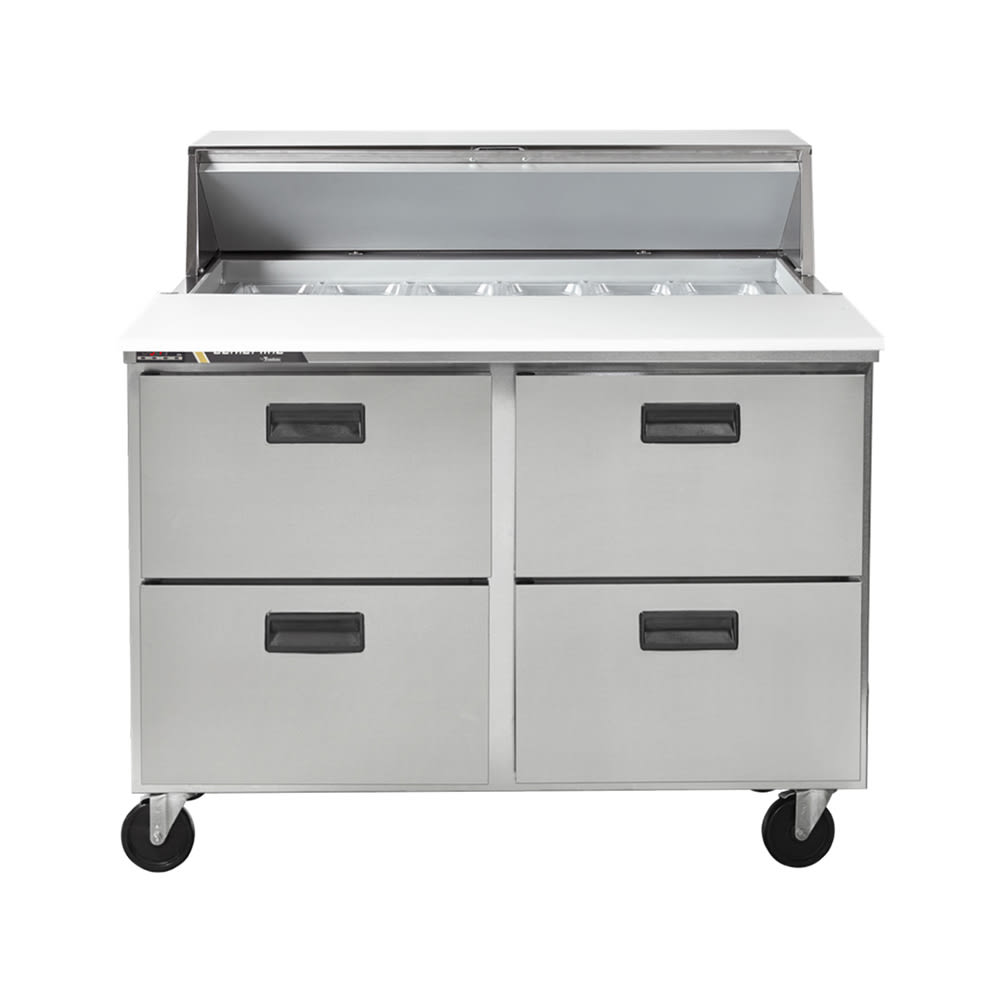 206-CLPT4812DW 48" Centerline™ Sandwich/Salad Prep Table w/ Refrigerated Base, 115v