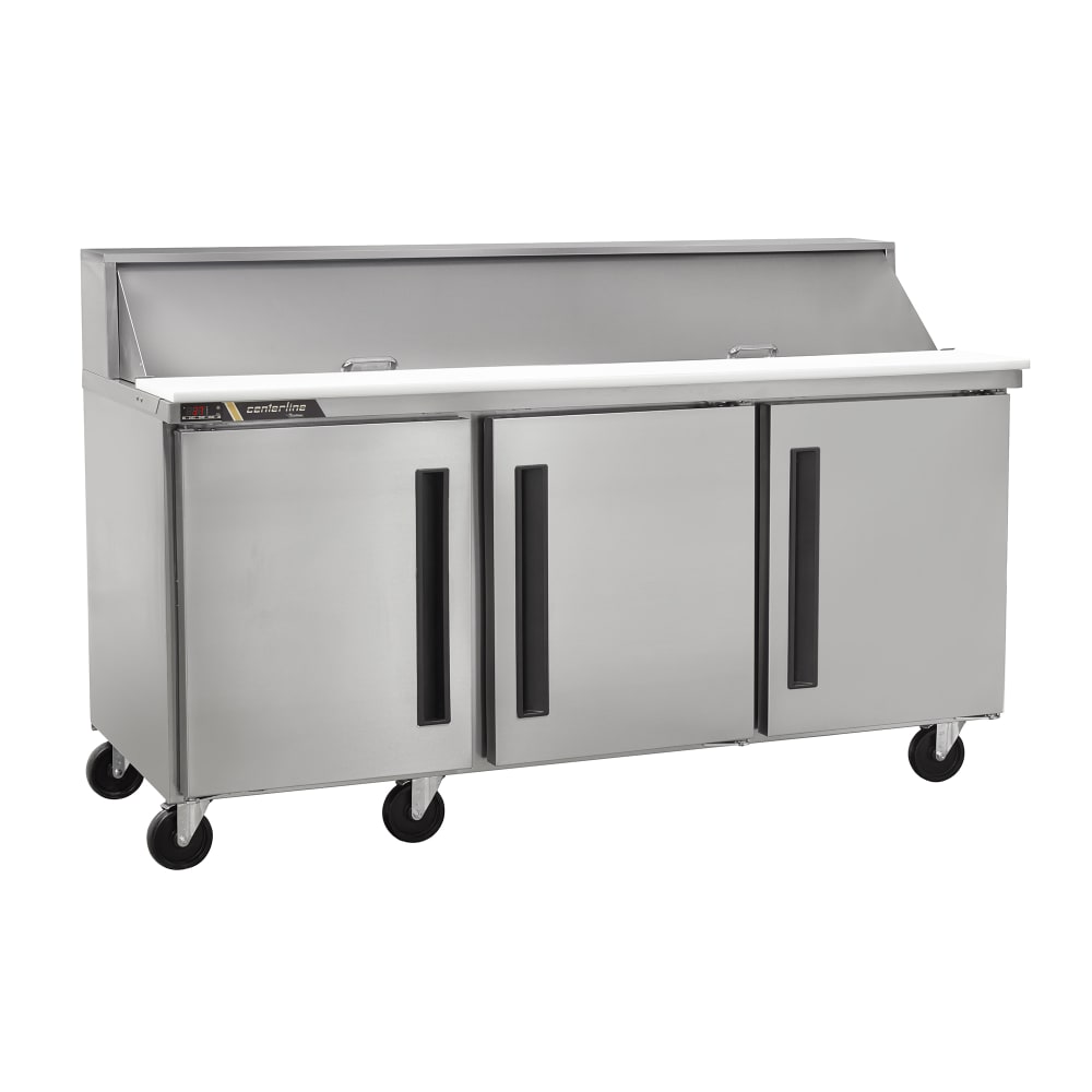 206-CLPT7220SDRRR 72" Centerline™ Sandwich/Salad Prep Table w/ Refrigerated Base, 115v