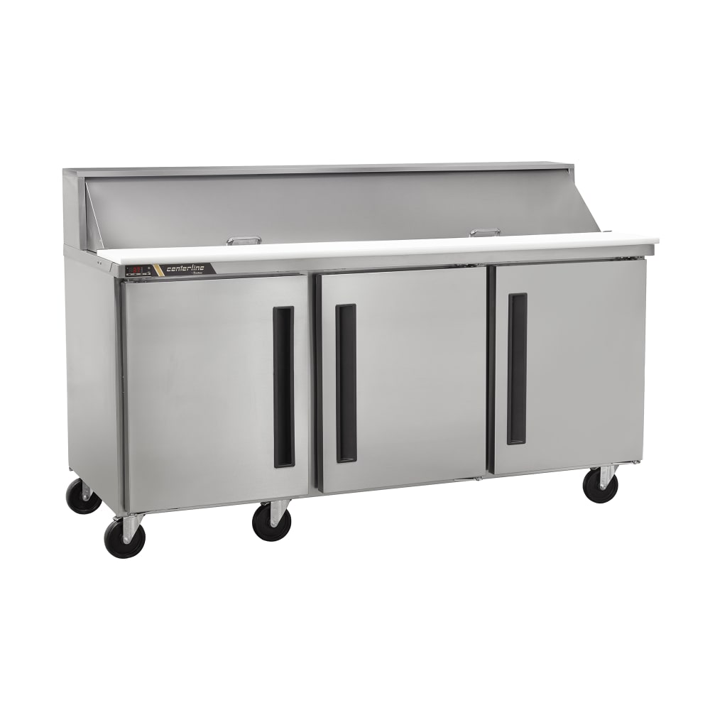 206-CLPT7230SDLRR 72" Centerline™ Mega Top Sandwich/Salad Prep Table w/ Refrigerated Base, 1...