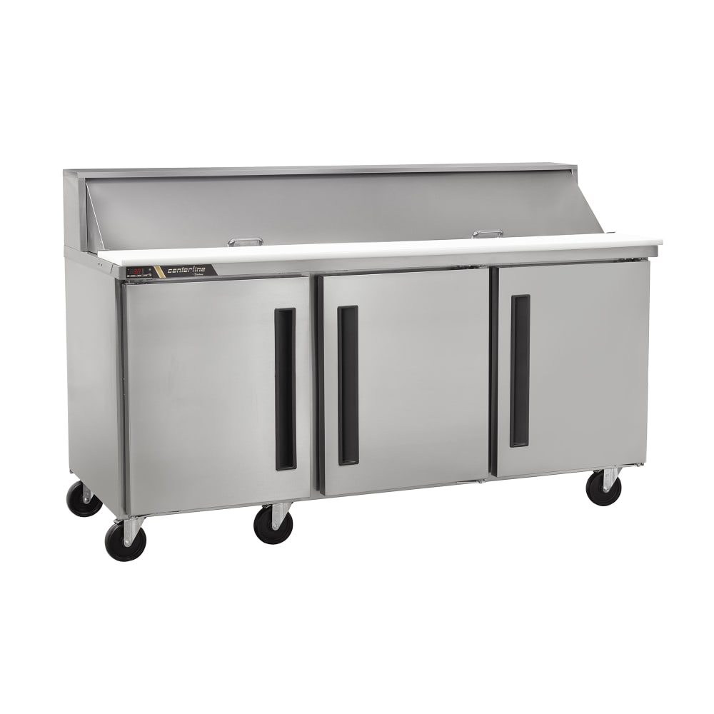 206-CLPT7230SDRRR 72" Centerline™ Mega Top Sandwich/Salad Prep Table w/ Refrigerated Base, 1...