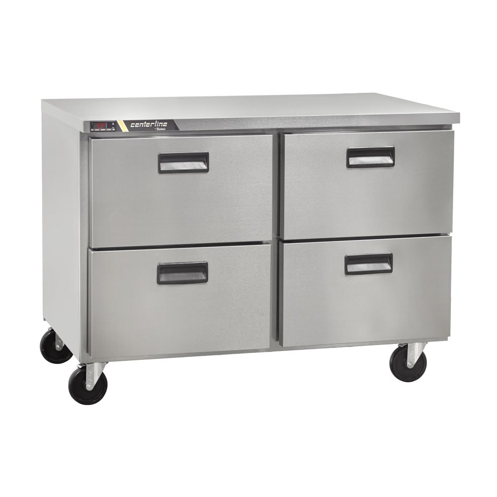 206-CLUC48RDW 48" W Undercounter Refrigerator w/ (2) Sections & (4) Drawers, 115v