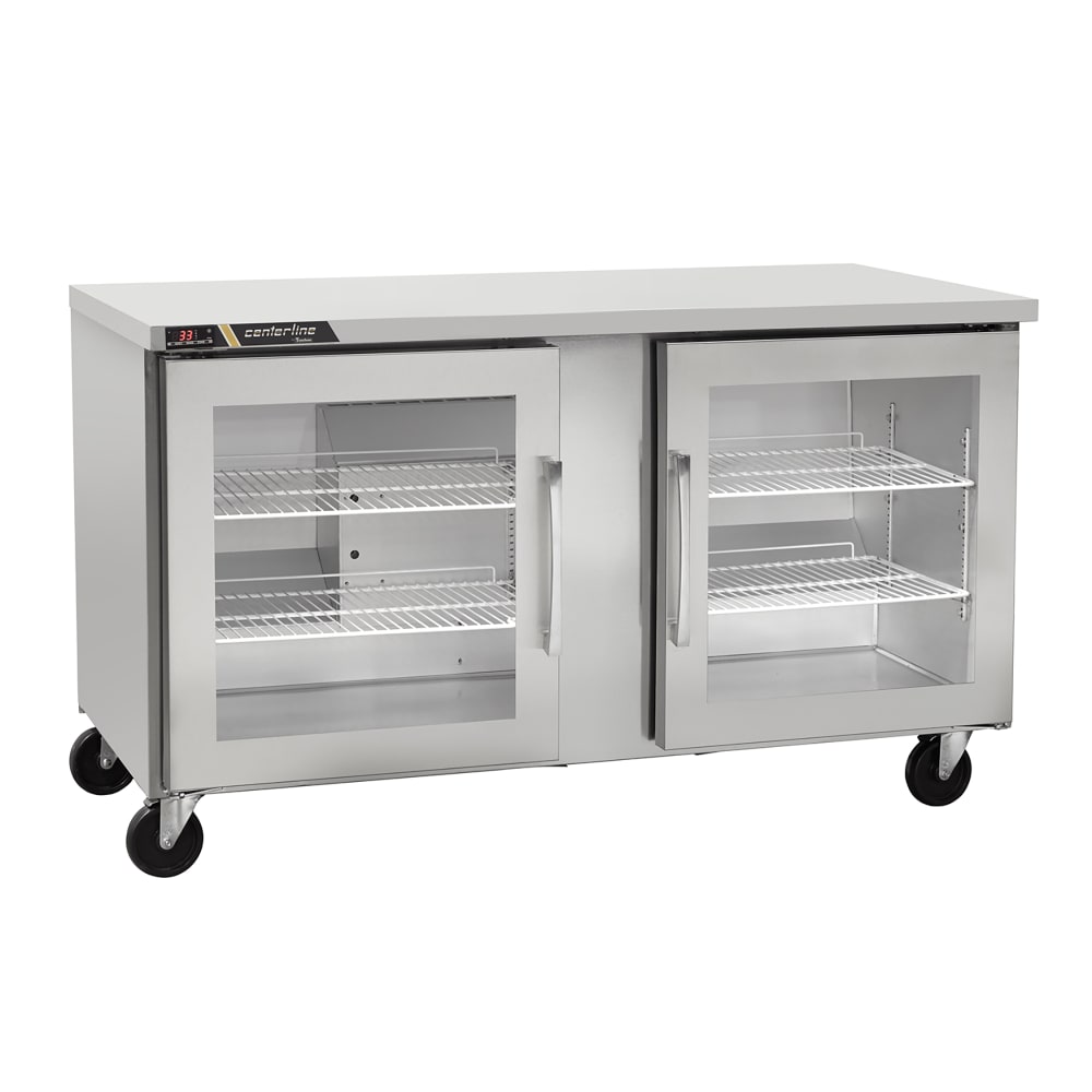 206-CLUC36RGDLR 36" W Undercounter Refrigerator w/ (2) Sections & (2) Doors, 115v