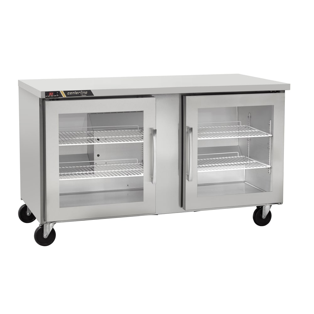 206-CLUC36RGDRR 36" W Undercounter Refrigerator w/ (2) Sections & (2) Doors, 115v