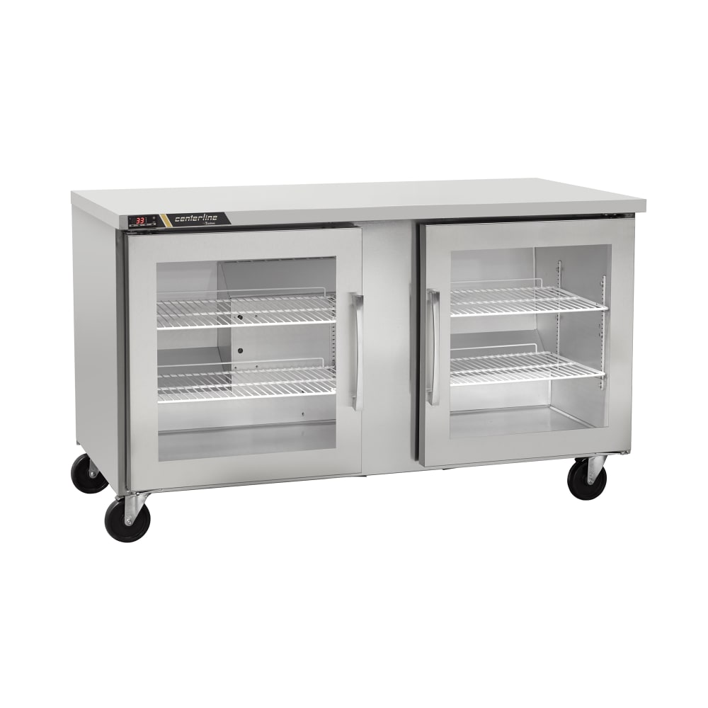 206-CLUC48RGDLR 48" W Undercounter Refrigerator w/ (2) Sections & (2) Doors, 115v