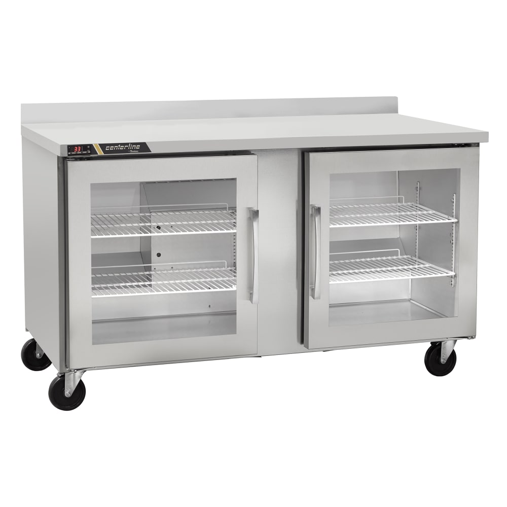 206-CLUC60RGDWTLR 60" Worktop Refrigerator w/ (2) Sections, 115v