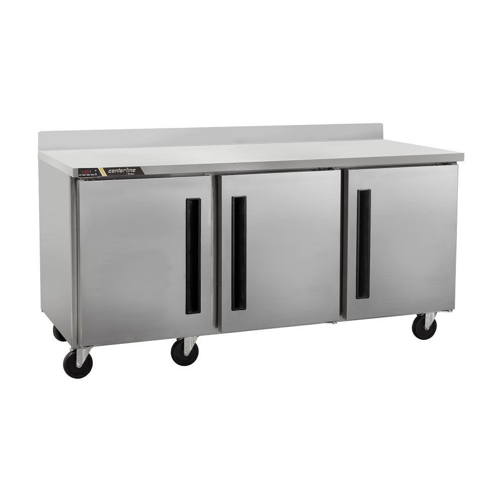 206-CLUC72FSDWTLRR 72" W Worktop Freezer w/ (3) Sections & (3) Doors, 115v