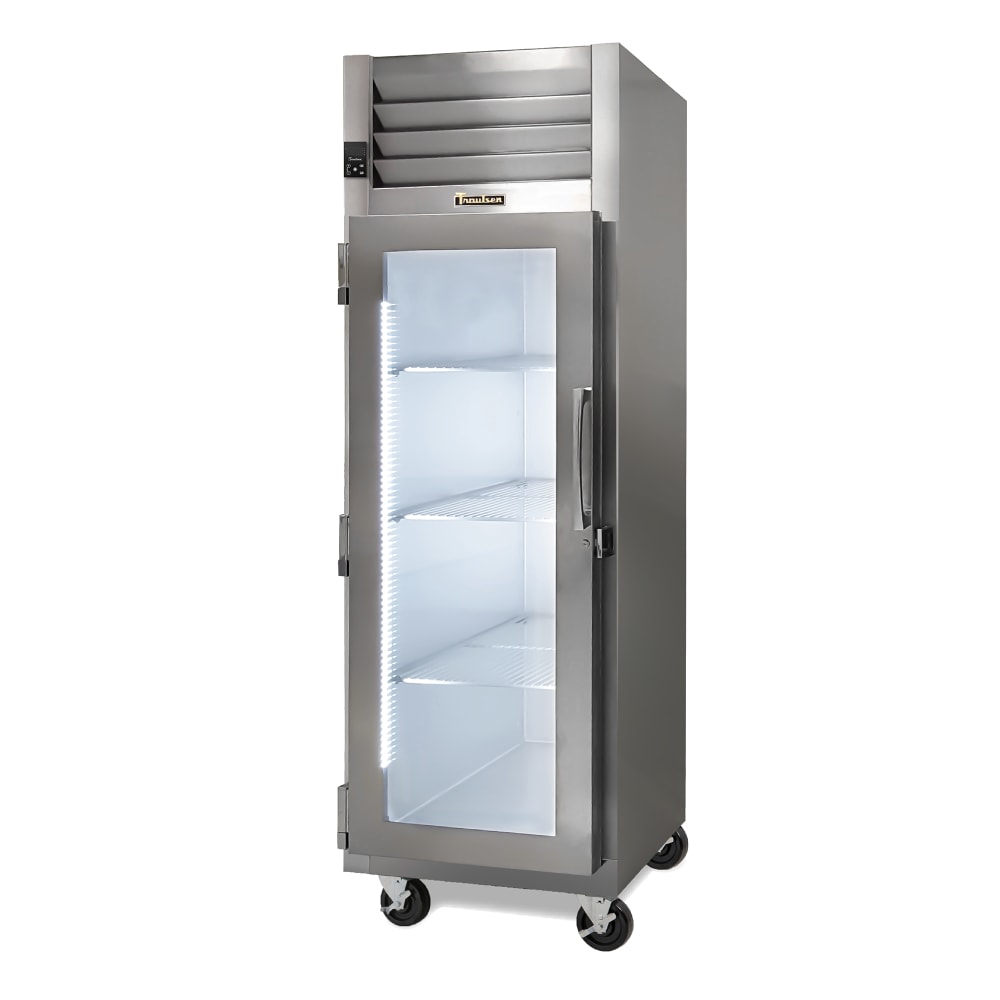 206-G11011 30" One Section Reach In Refrigerator, (1) Left Hinge Glass Door, 115v