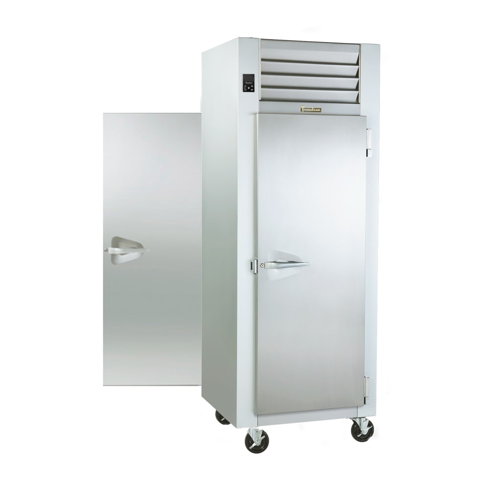 206-G10013P 29 7/8" One Section Pass Thru Refrigerator, (2) Right Hinge Solid Doors, 115v