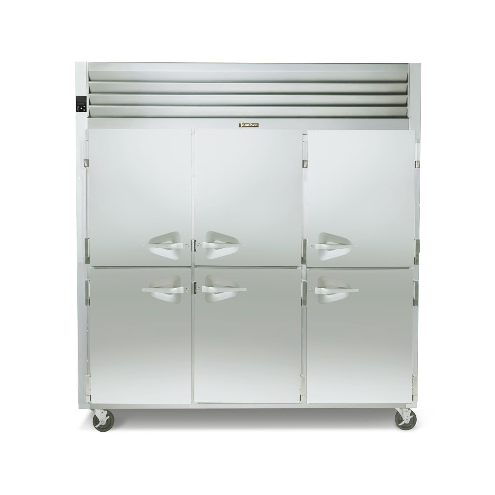 206-G31000 76 3/8" Dealer's Choice Three Section Reach In Freezer, (6) Left/Right Hinge...