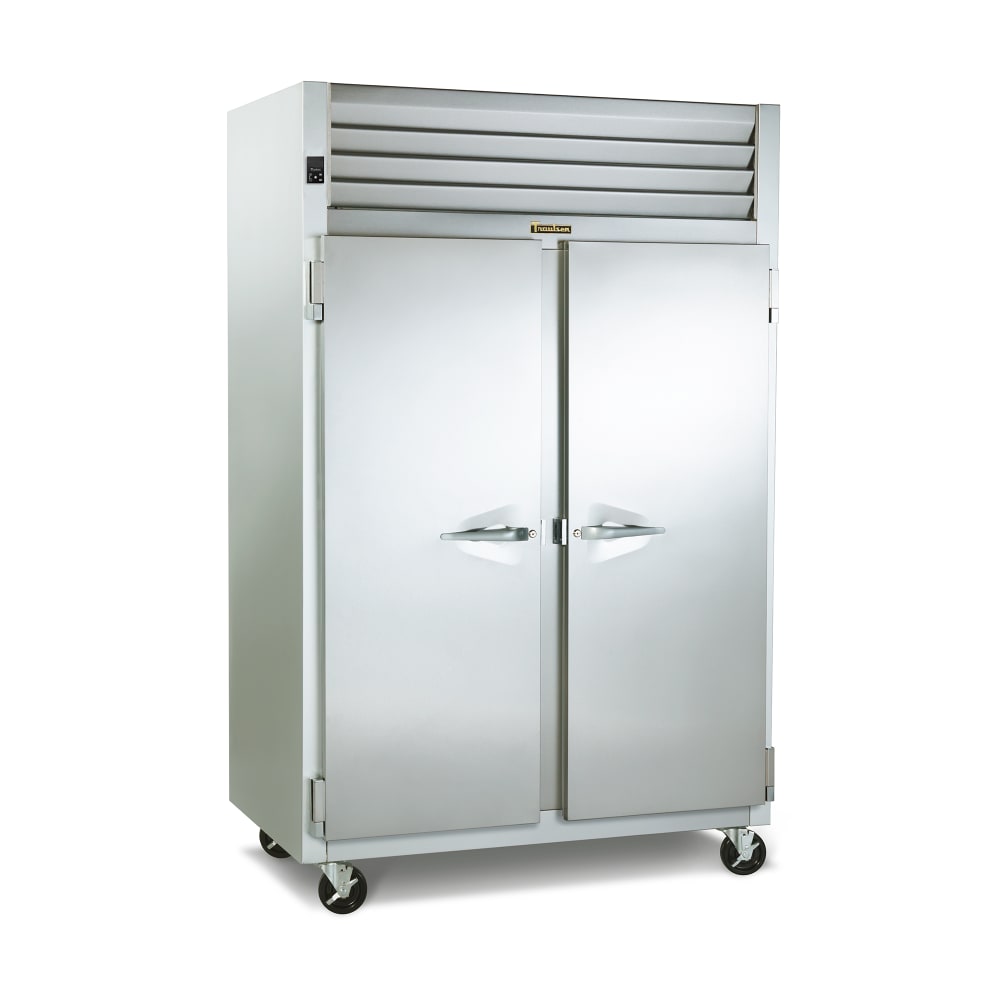 206-RHT226WUTFHS 58" Two Section Reach In Refrigerator, (2) Right Hinge Solid Doors, 115v
