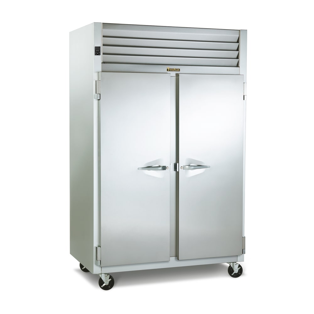 206-RHT232NUTFHS 52" Two Section Reach In Refrigerator, (2) Right Hinge Solid Doors, 115v