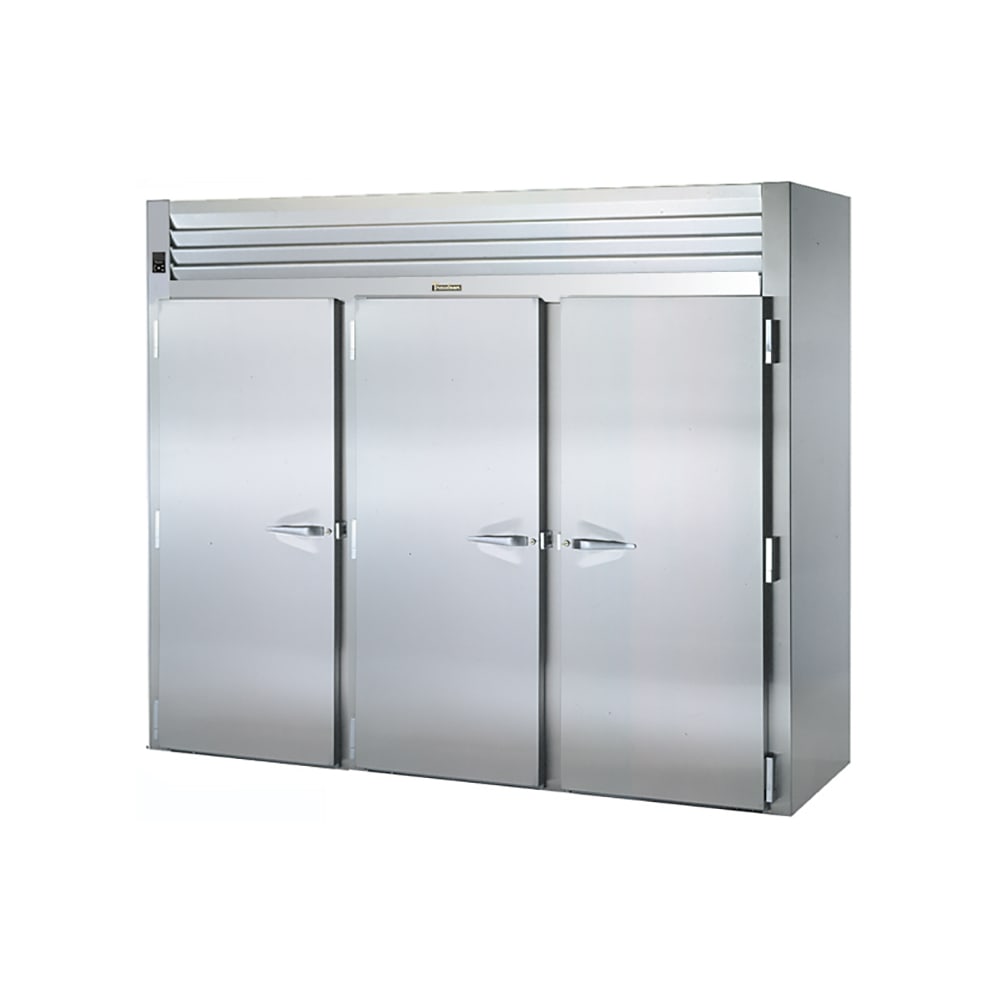 206-RIH332LFHS208 Full Height Insulated Stationary Heated Cabinet w/ (3) Rack Capacity, 208v/1ph