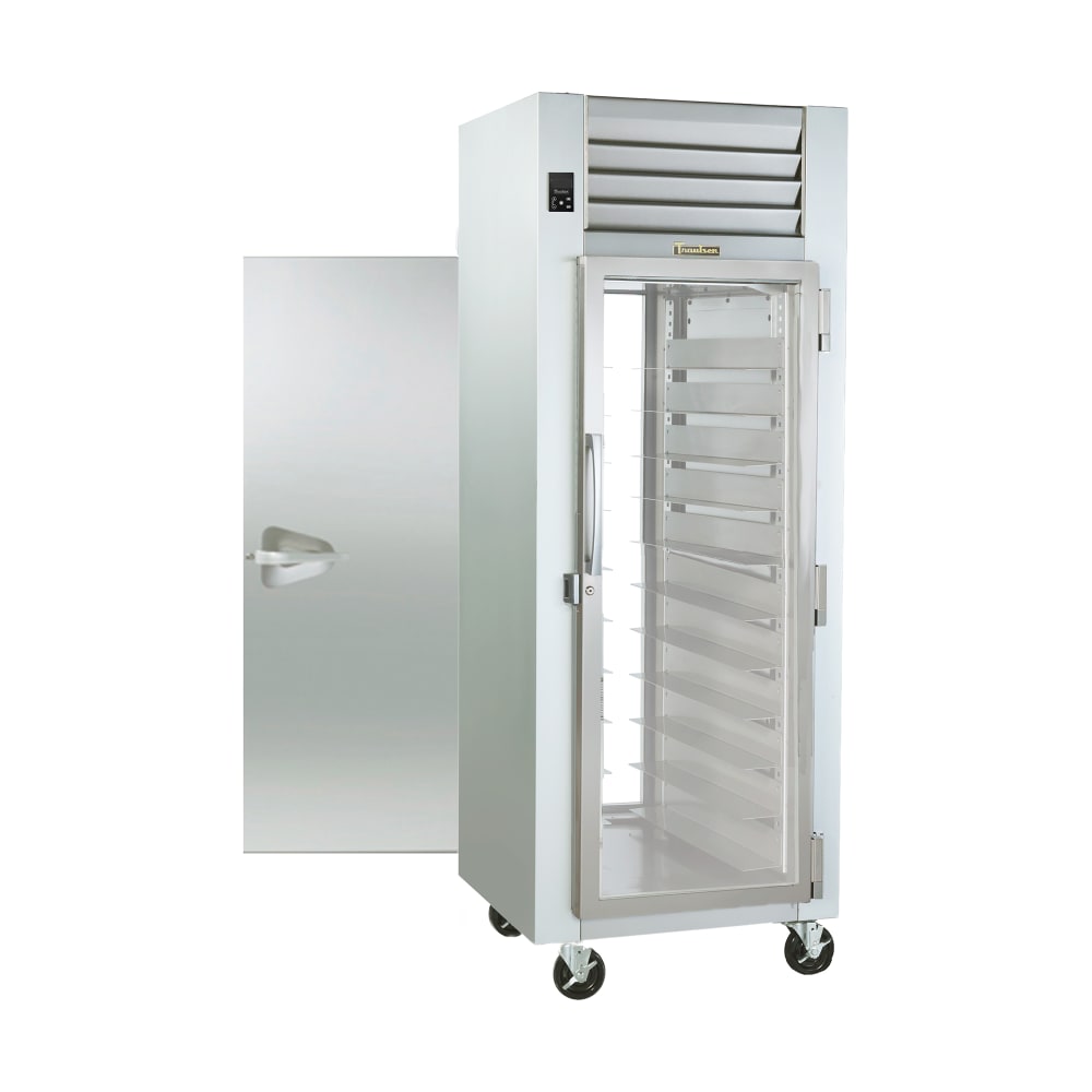 206-RHT132NPUTHHG 26" One Section Pass Thru Refrigerator, (2) Right Hinge Glass Doors, 115v