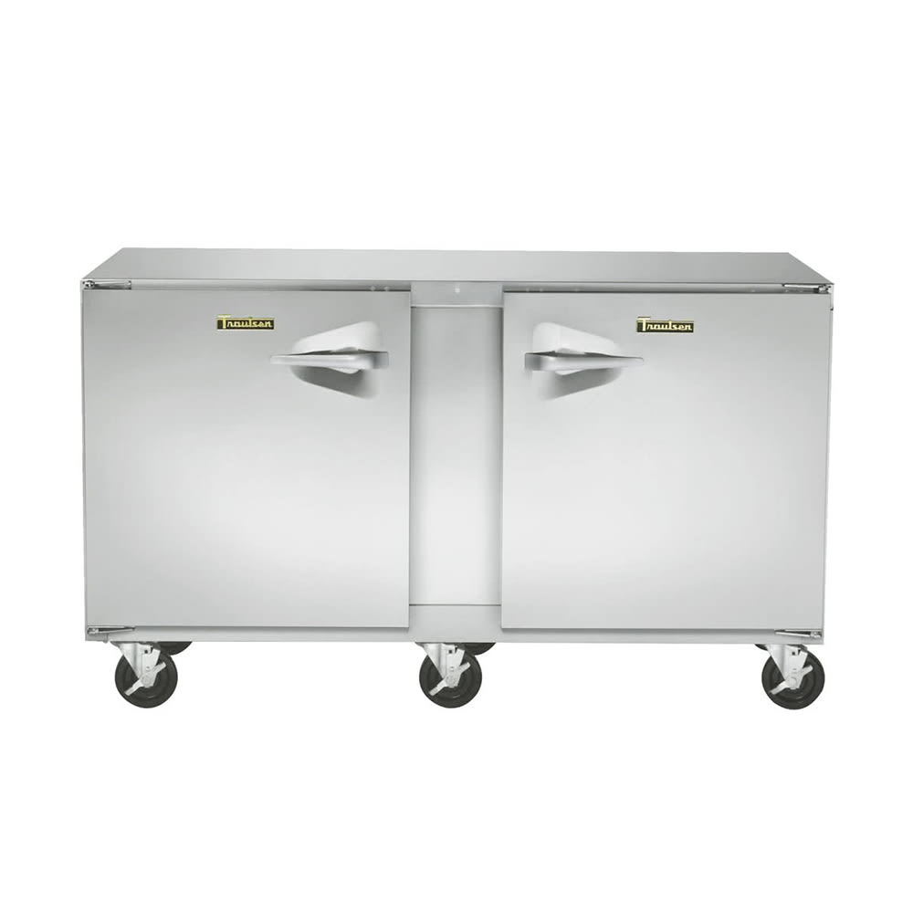 206-UHT72LR 72" W Undercounter Refrigerator w/ (2) Sections & (2) Doors, 115v