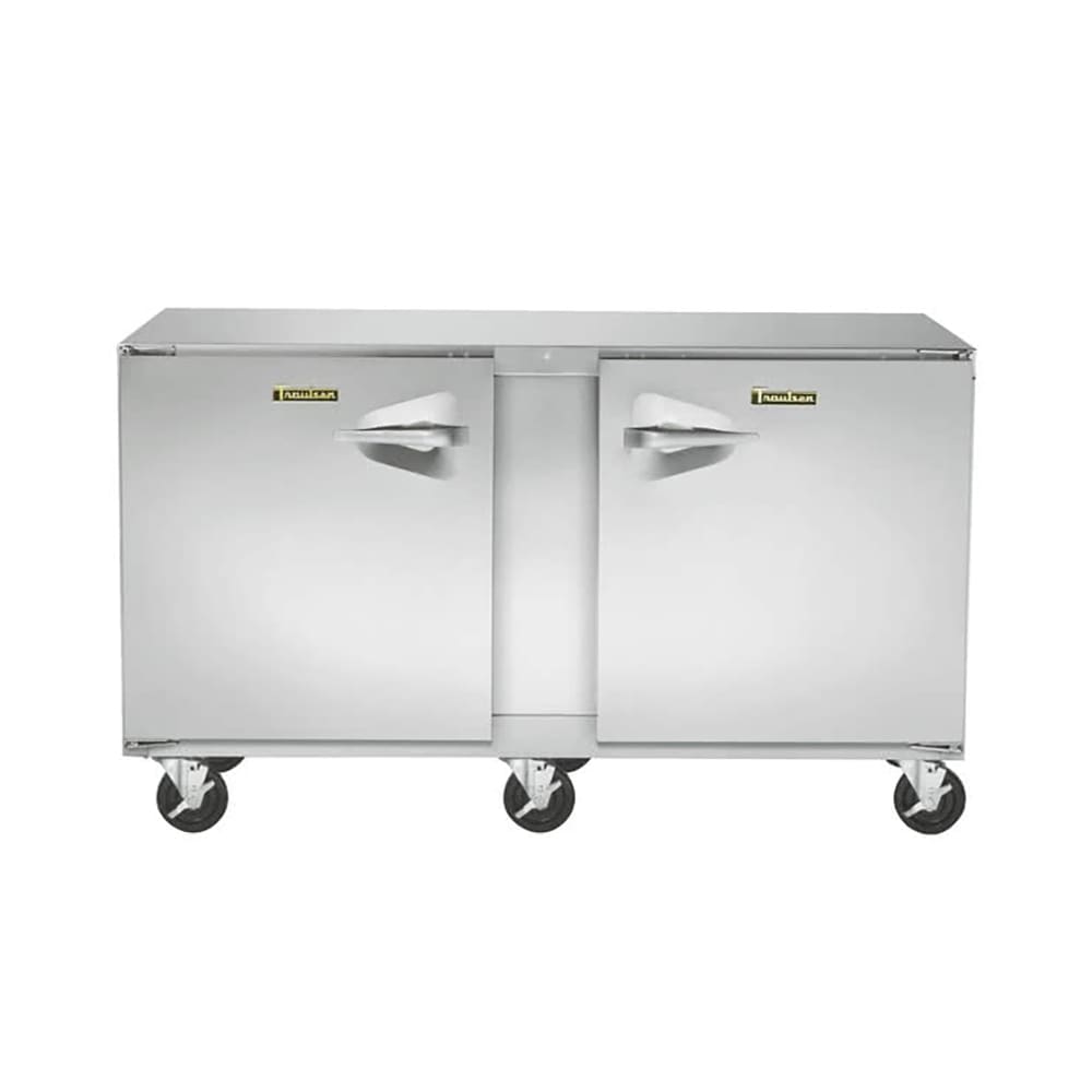 206-UHT60LR 60" W Undercounter Refrigerator w/ (2) Sections & (2) Doors, 115v