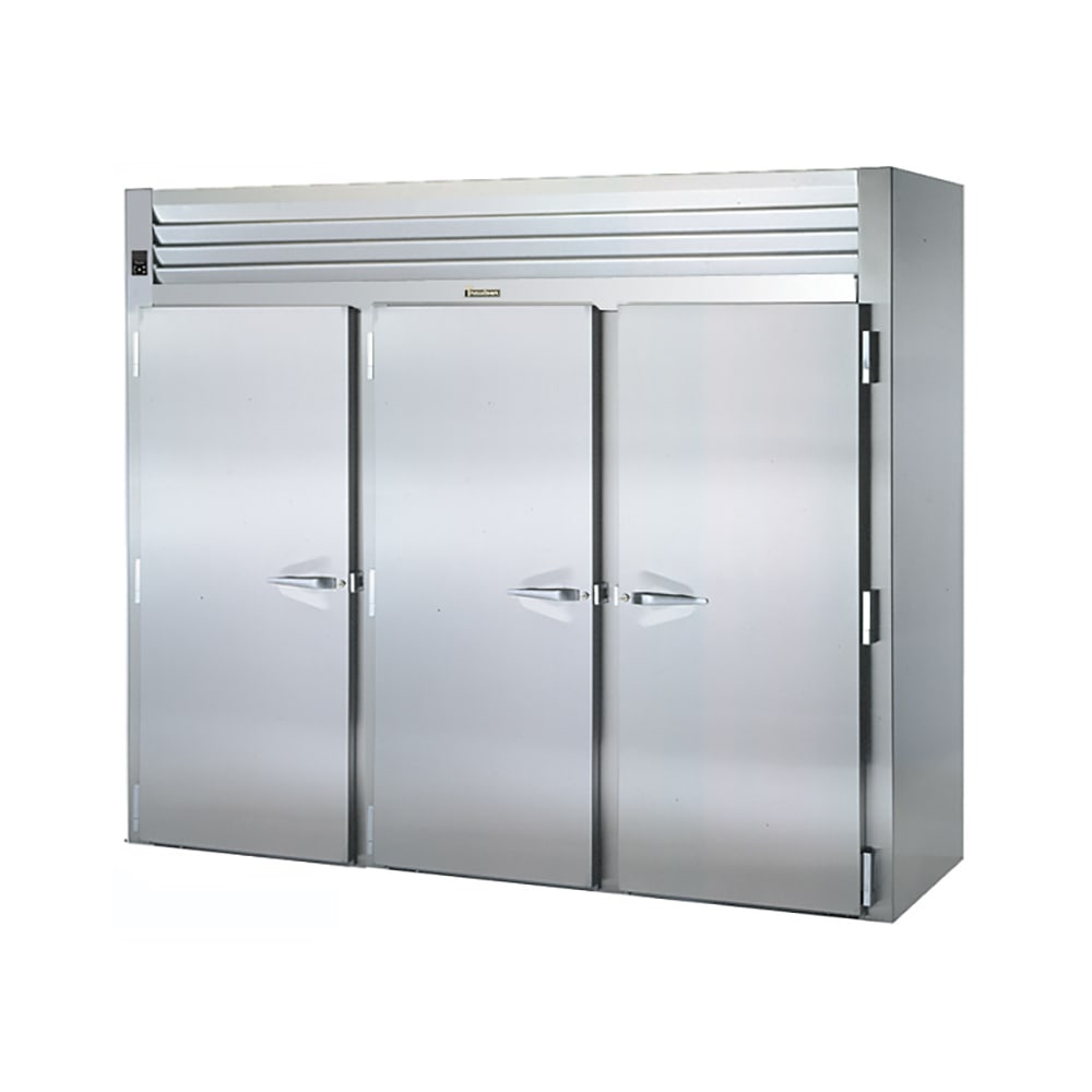 206-RRI332LUTFHS 101" Three Section Roll In Refrigerator, (3) Right Hinge Solid Doors, 115v