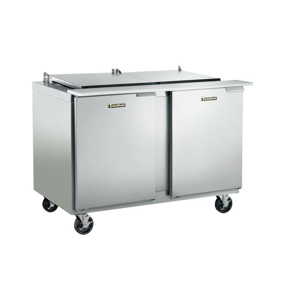 206-UST4818LR 48" Dealer's Choice Mega Top Sandwich/Salad Prep Table w/ Refrigerated Ba...