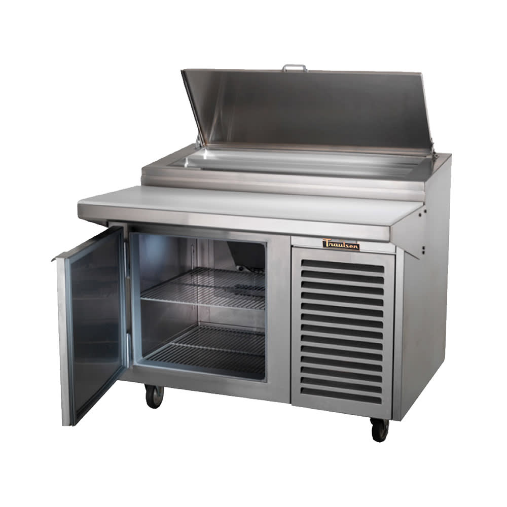 206-TB091SL2S 91" BLU Glycol Sandwich/ Salad Prep Table w/ Refrigerated Base, 115v