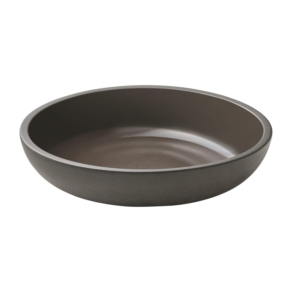 887-701132091000761 7 7/8" Round Playground Plate - Stoneware, Taupe