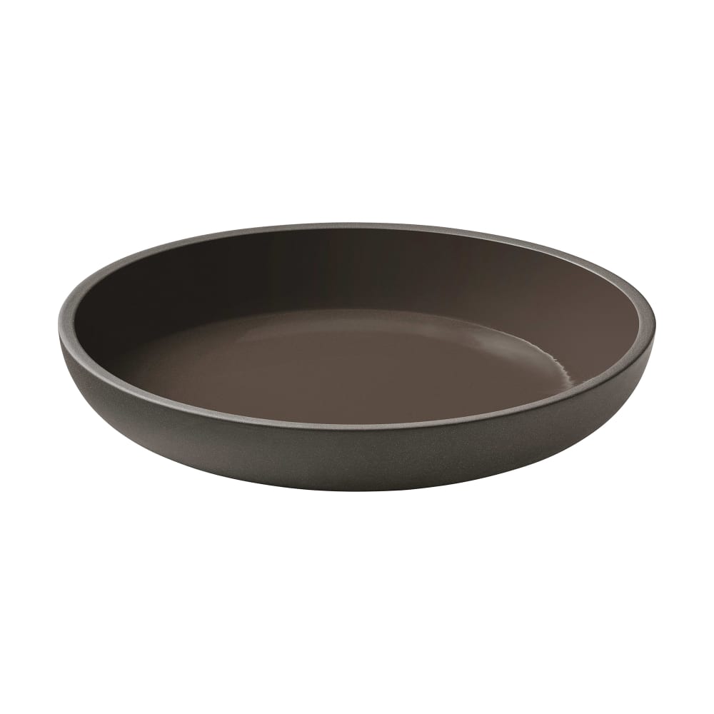 887-701132691000761 10 1/4" Round Playground Plate - Stoneware, Taupe