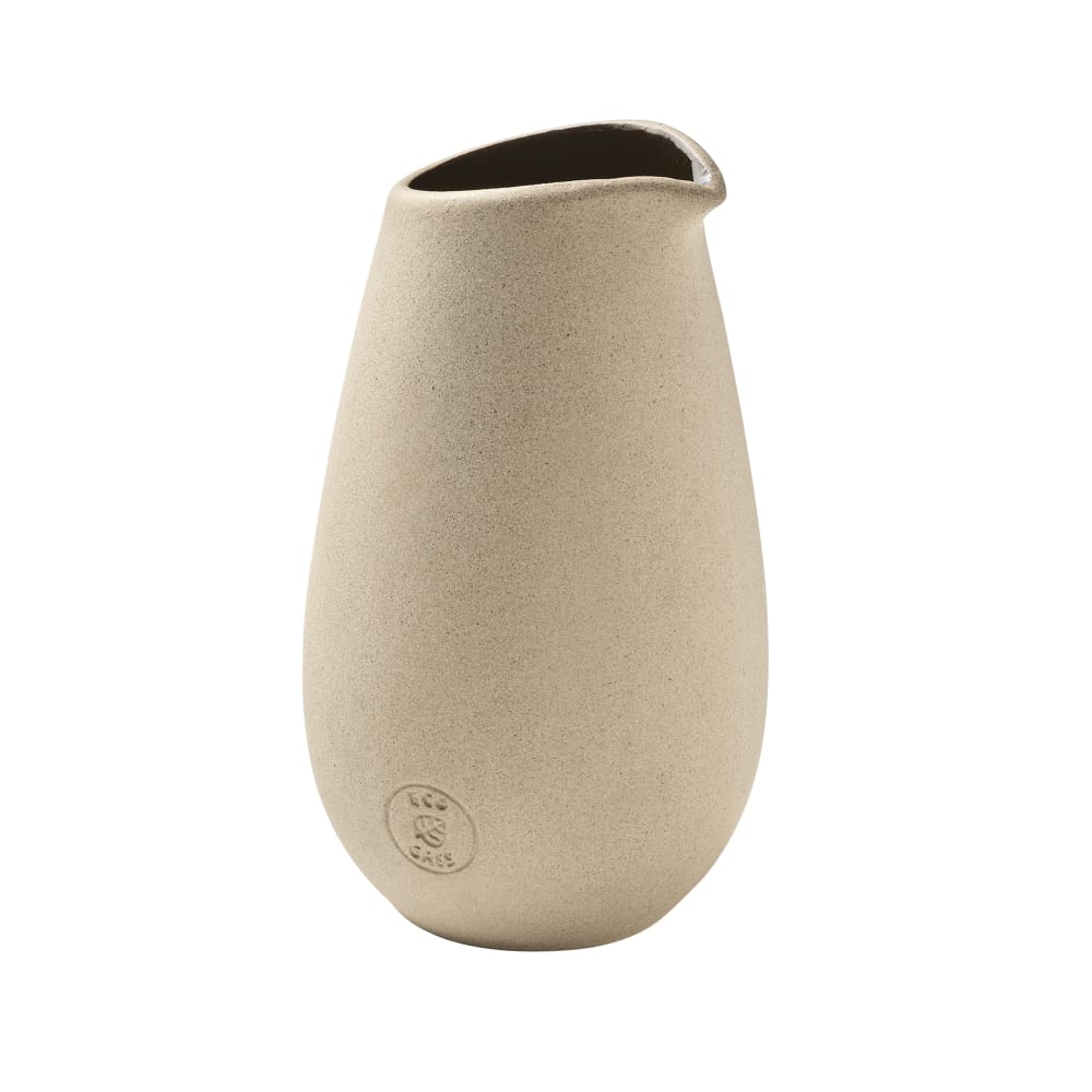 887-701460091001372 8 1/2 oz Playground Creamer - Stoneware, Beige