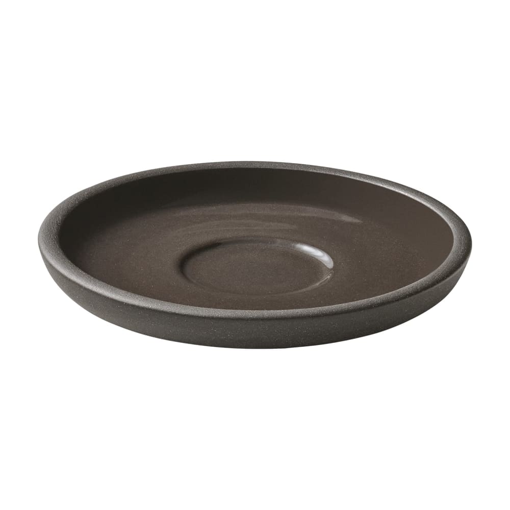 887-701690191000761 4 3/8" Round Playground Saucer - Stoneware, Taupe