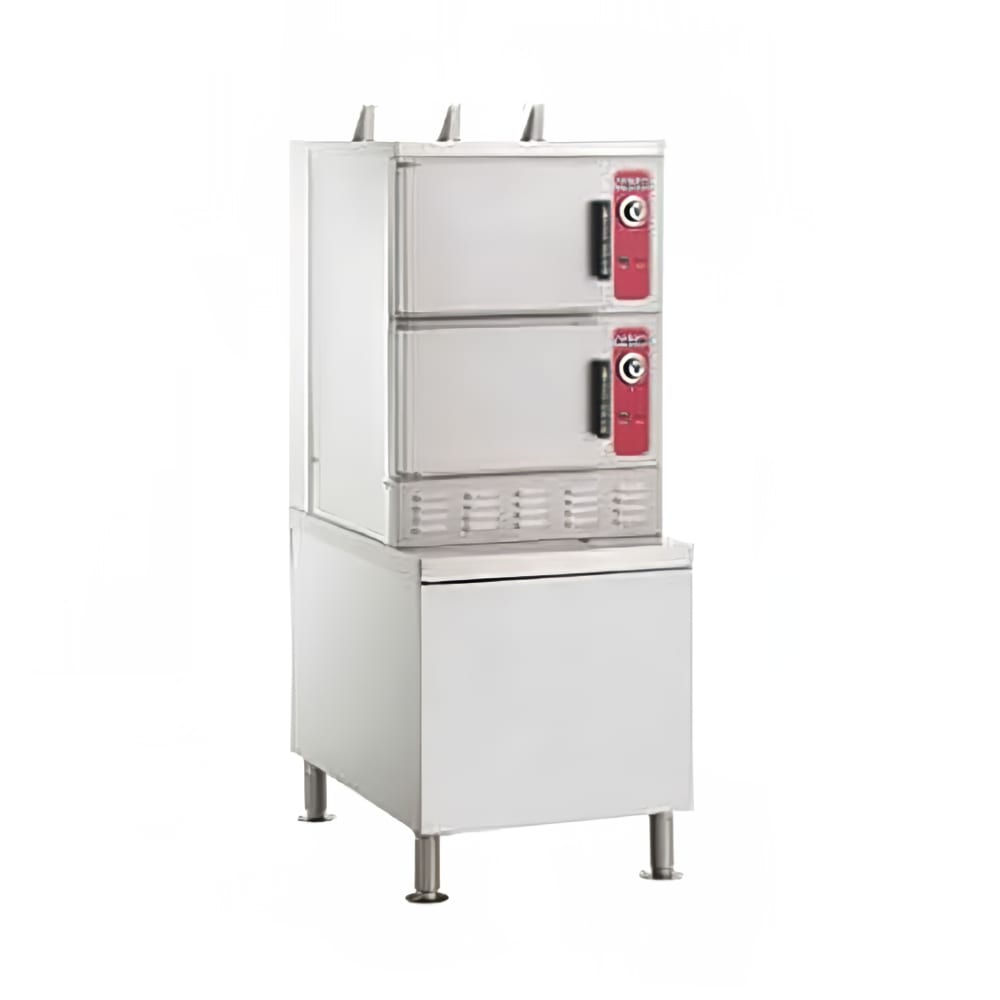 207-C24GA6DLXLP (6) Pan Convection Steamer - Cabinet, Liquid Propane