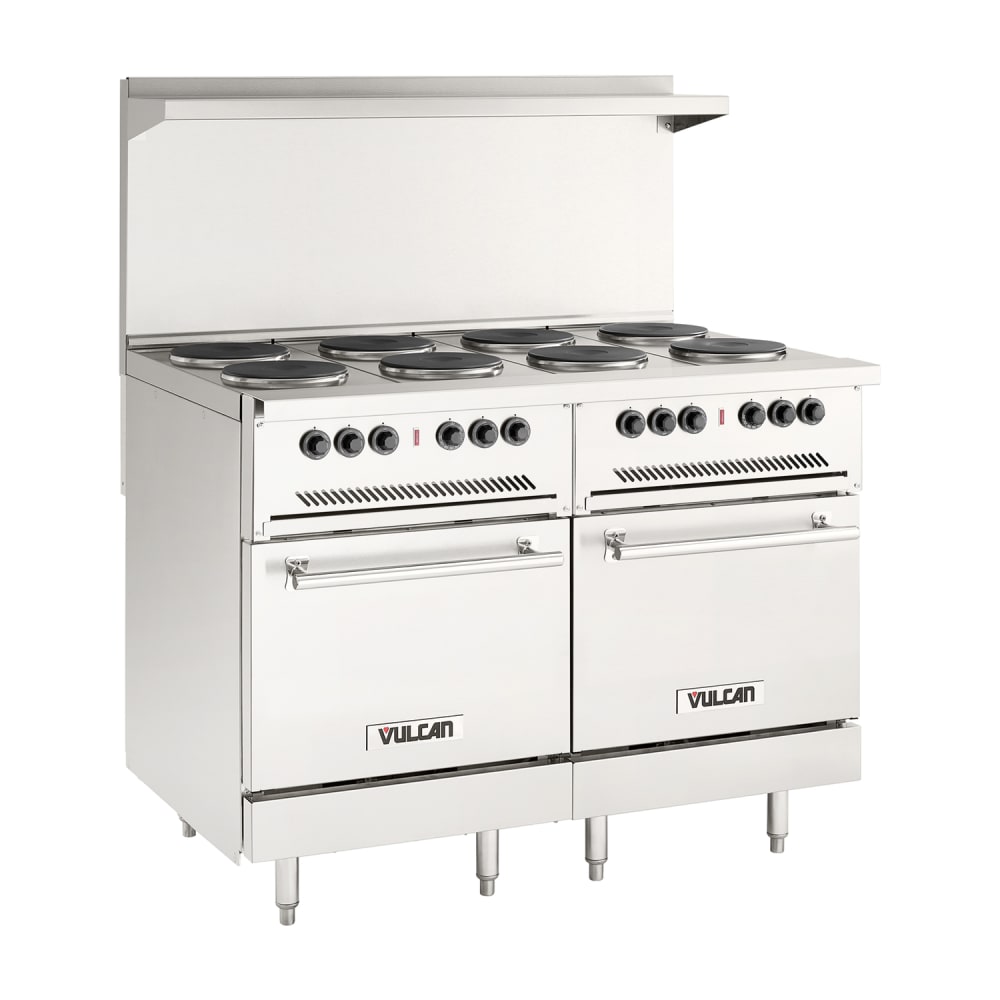 207-EV48SS8FP4803 48" EV Series Electric Range w/ (8) French Hot Plates, 480v/1ph/3ph