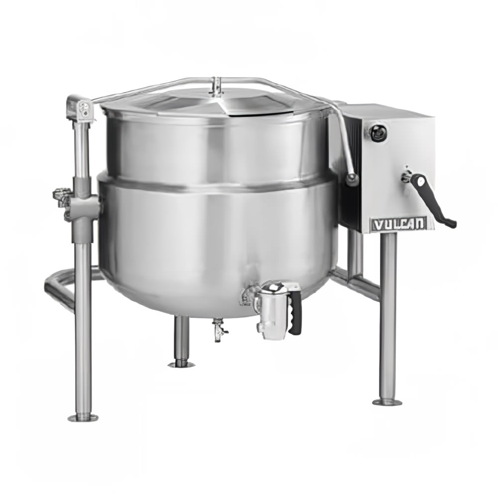 207-K60DLT 60 gal Steam Kettle - Manual Tilt, 2/3 Jacket, Direct Steam