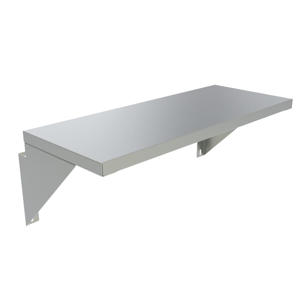 207-PLTRAILVCCB47 47" Plate Rail for SCB47 & VCCB47 - 10"D, Stainless Steel
