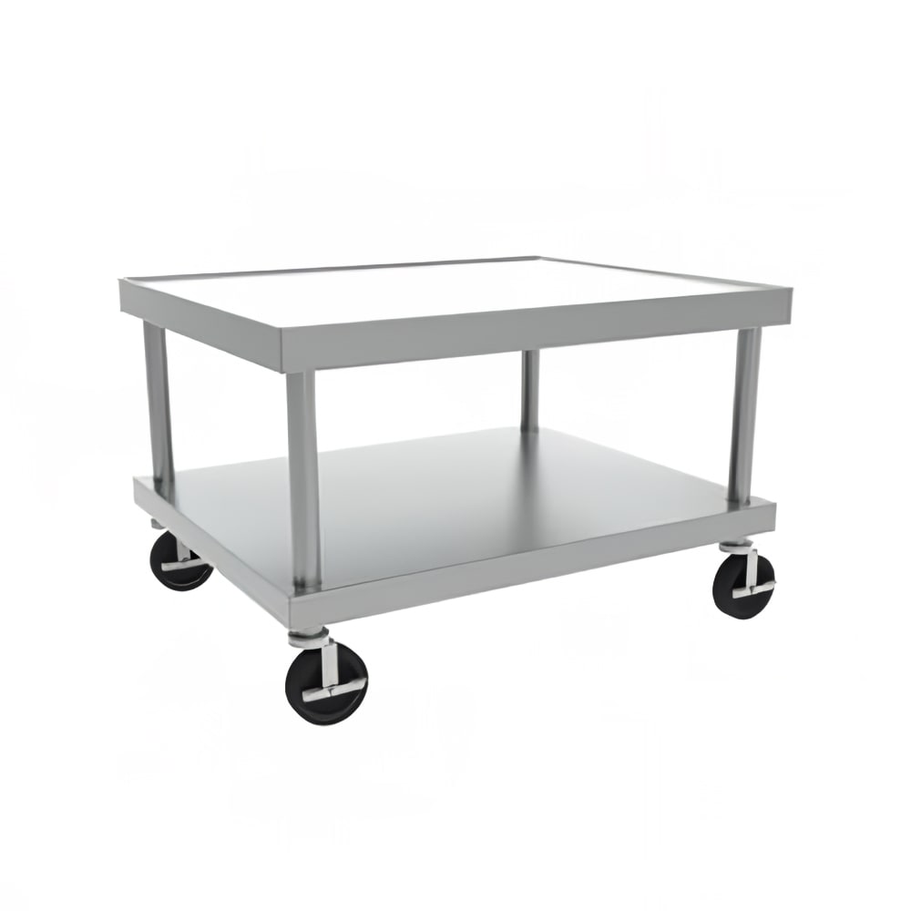 207-STANDC48 Equipment Stand w/ Marine Edge & Under Shelf, 49 x 24"