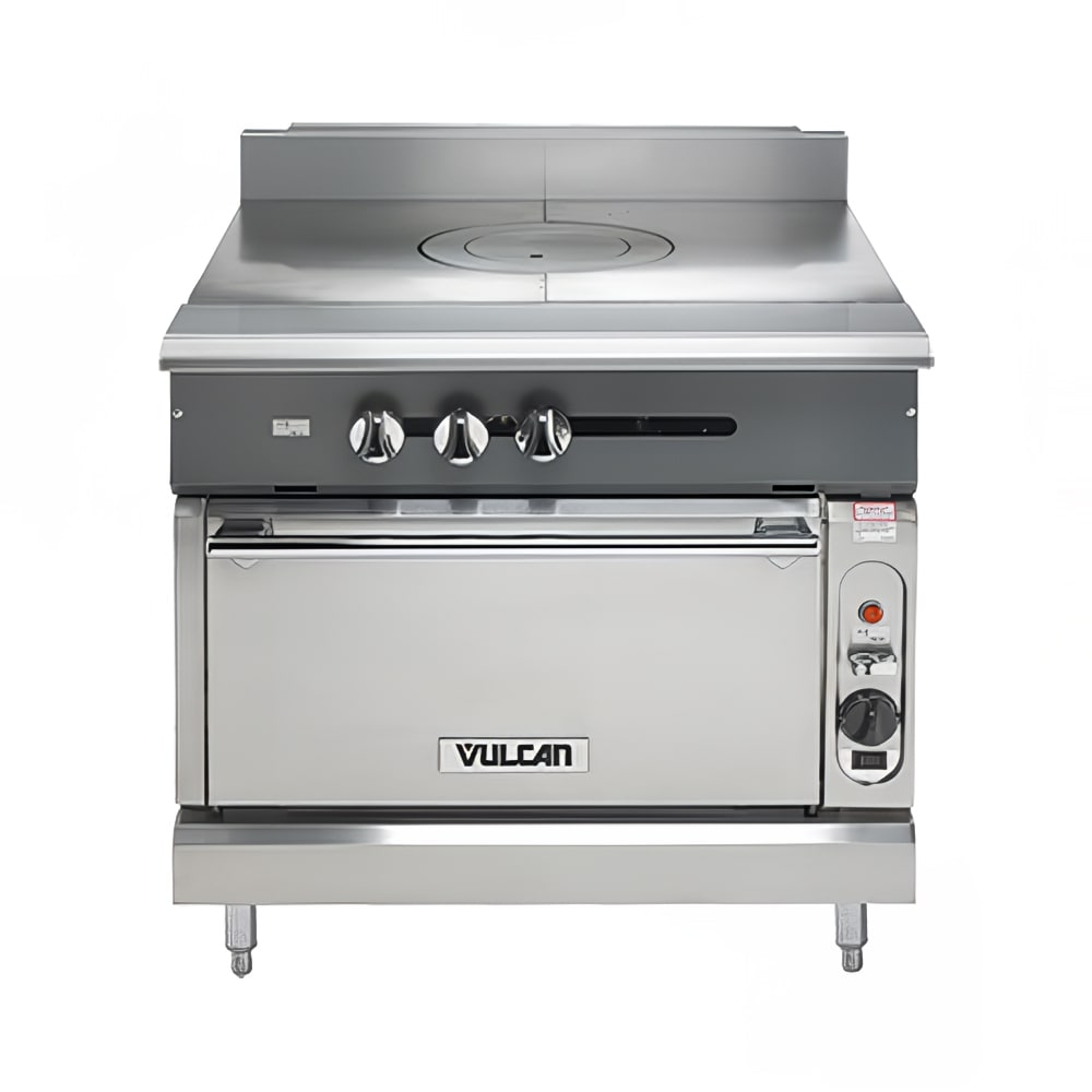 207-V1FT36CLP 36" Gas Range w/ French Top & Convection Oven, Liquid Propane