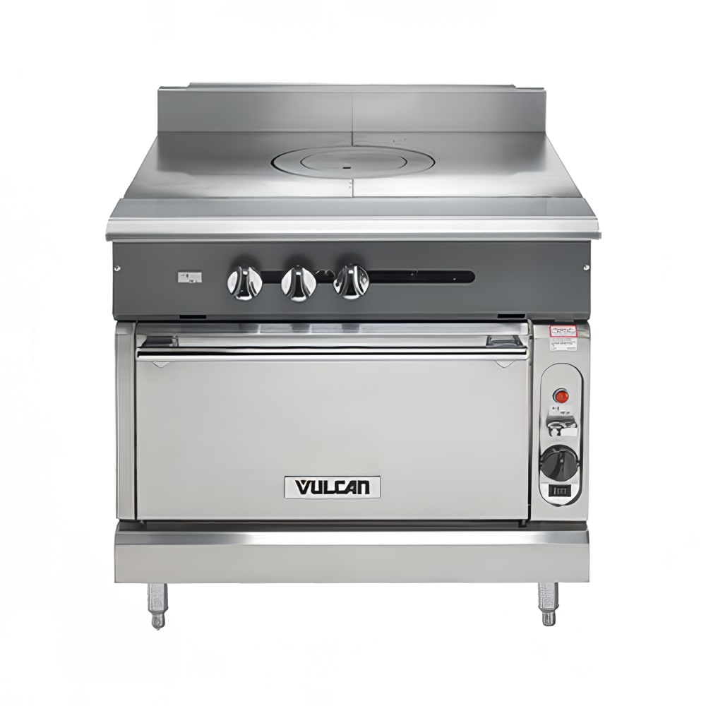 207-V1FT36SNG 36" Gas Range w/ French Top & Standard Oven, Natural Gas