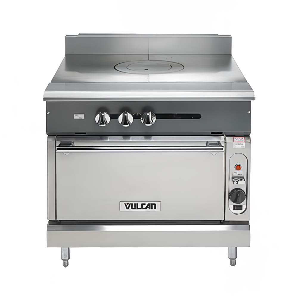 207-V1FT36SLP 36" Gas Range w/ French Top & Standard Oven, Liquid Propane