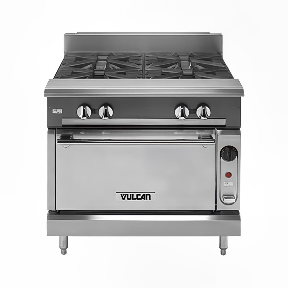 207-V336HBNG 36" Gas Range w/ (3) Hot Tops & Storage Base, Natural Gas