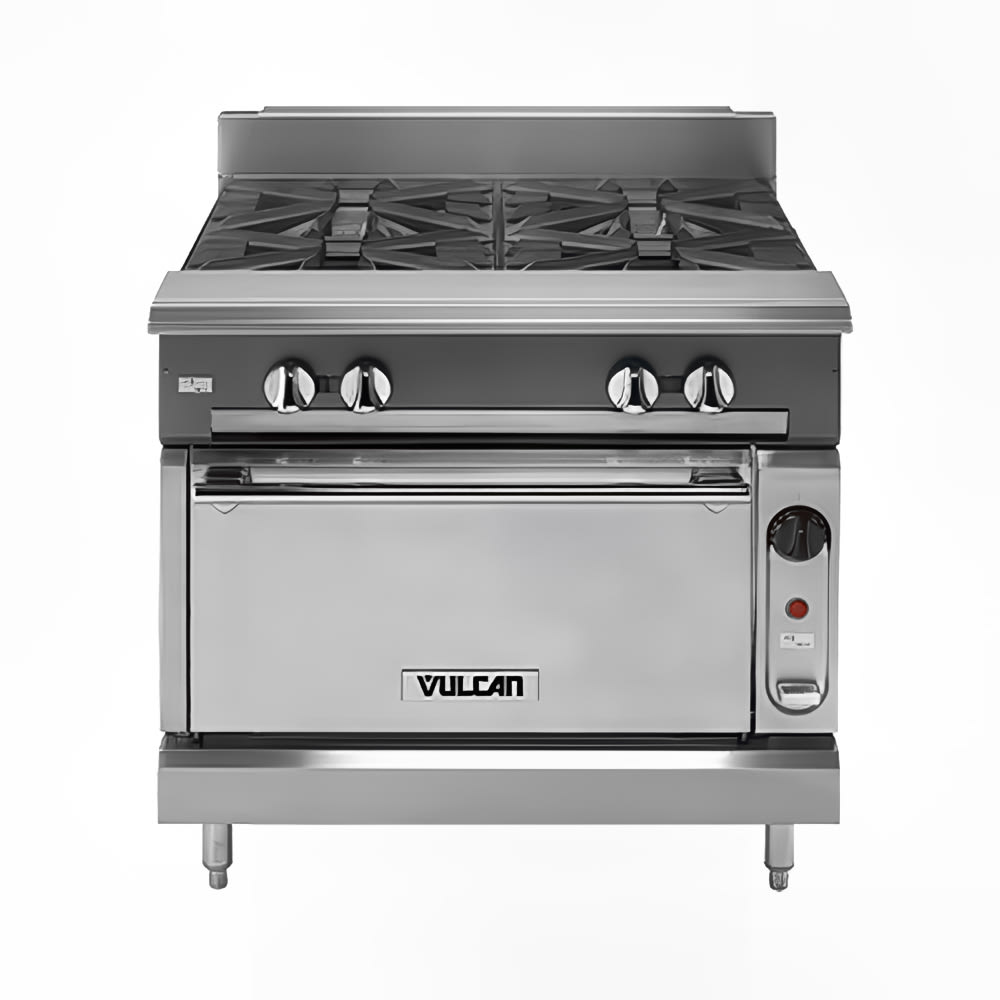 207-V236HSLP 36" Gas Range w/ (2) Hot Tops & Standard Oven, Liquid Propane