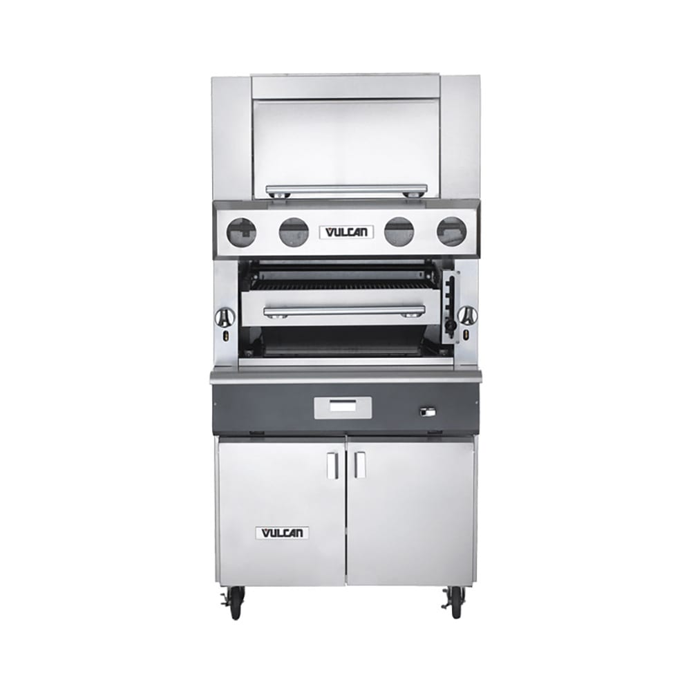 207-VBB1FNG 36" Upright Broiler w/ (3) Burners - For Refrigerated Base, Natural Gas