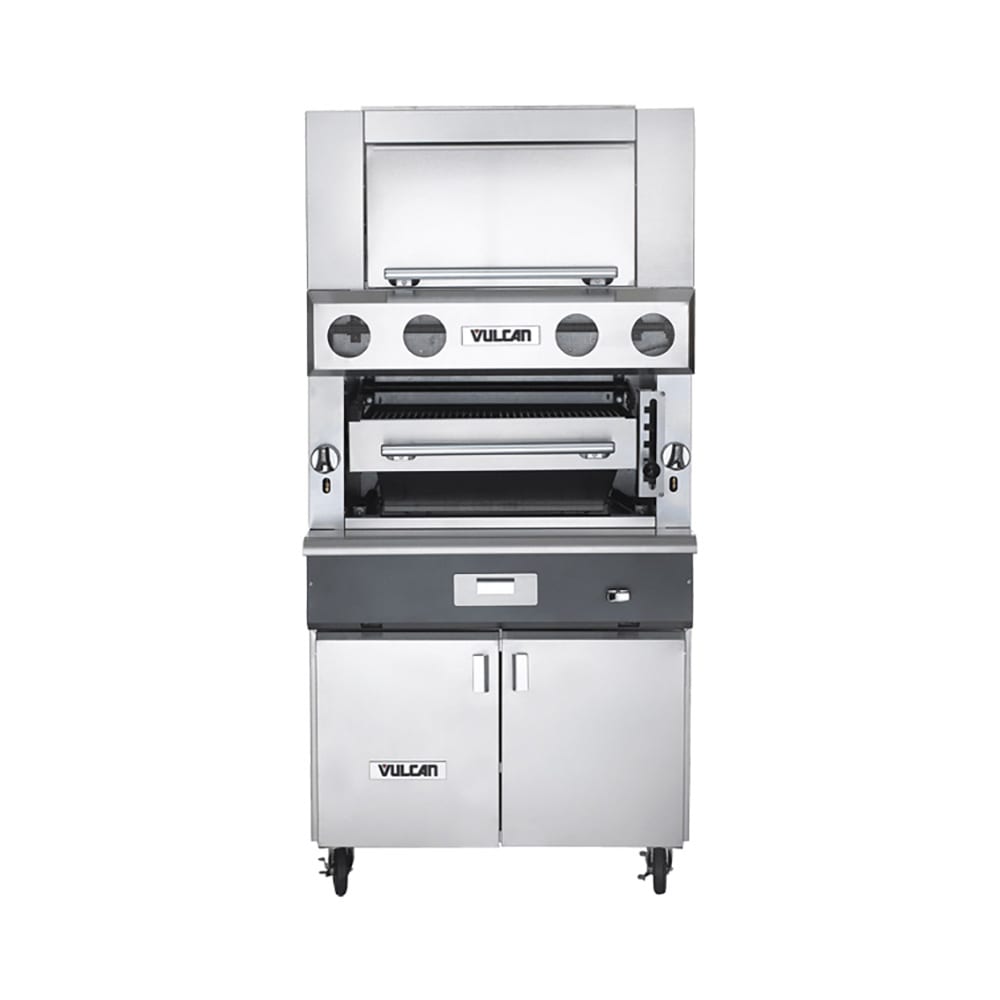 207-VBB1SFLP 36" Upright Broiler w/ (4) Burners - Standard Oven Base, Liquid Propane