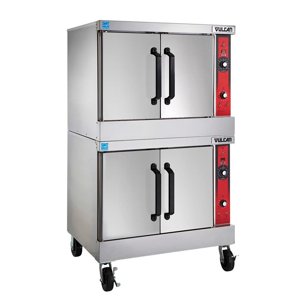 207-VC66ED2081 Bakery Depth Double Full Size Electric Convection Oven - 12.5 kW, 208v/1ph
