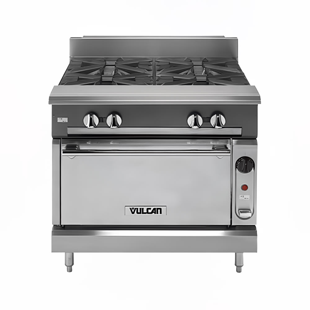 207-VCBB36SLP 36" Gas Range w/ Full Charbroiler & Standard Oven, Liquid Propane