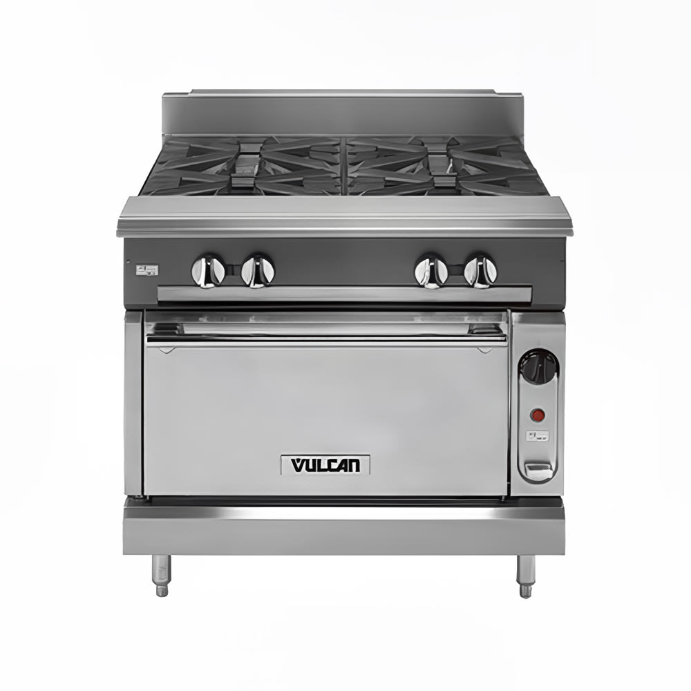 207-VCBB24BLP 24" Gas Range w/ Charbroiler & Storage Base, Liquid Propane