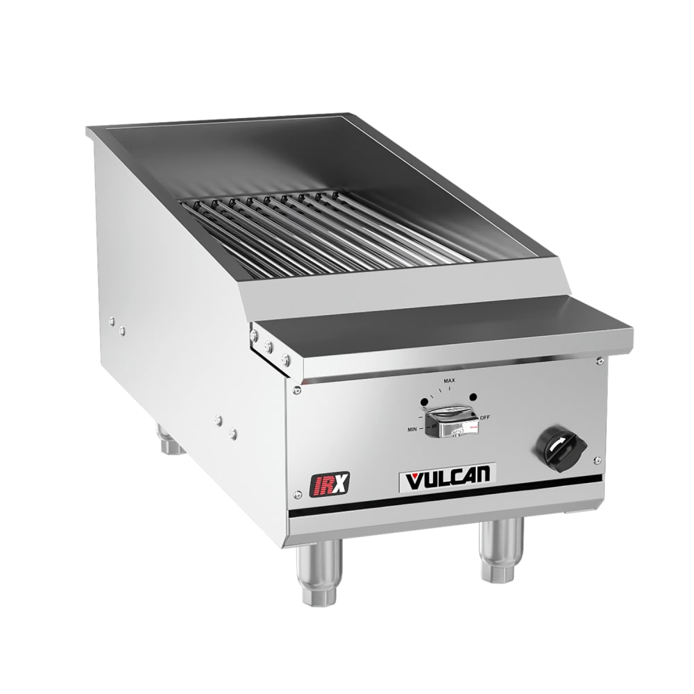 207-VTEC14LP 14 1/2" Countertop Charbroiler w/ Conversion Burner, Liquid Propane