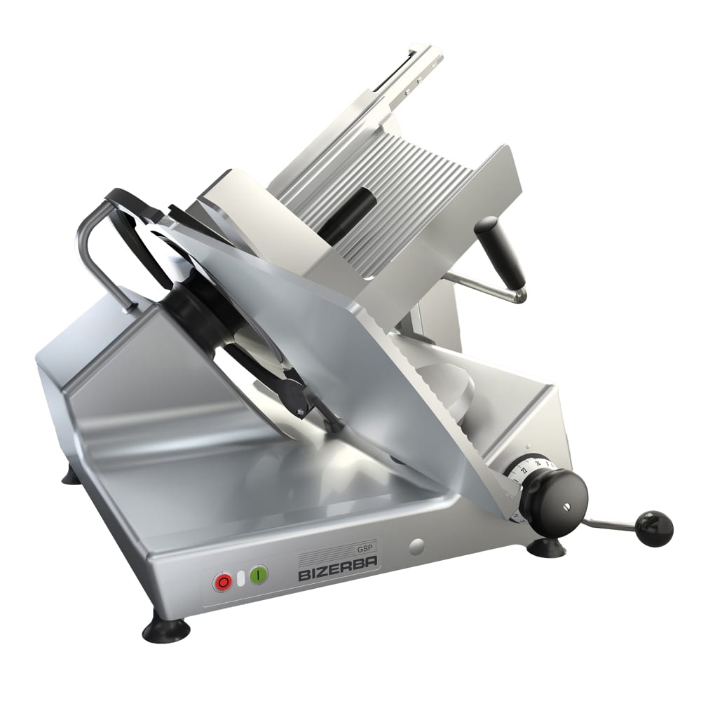 554-GSPHI15050230 Manual Meat Slicer w/ 13" Blade - Belt Driven, 1/2 hp