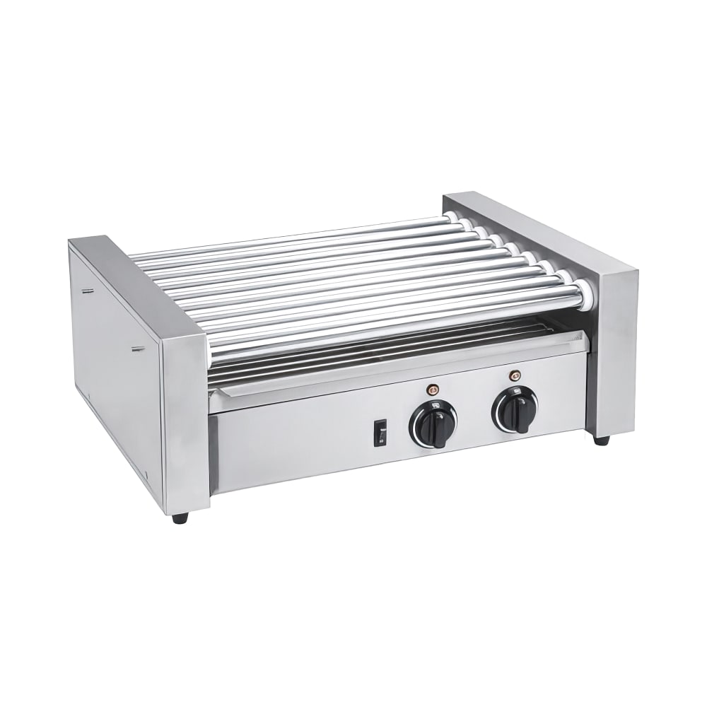 847-RG1824 24 Hot Dog Roller Grill - Flat Top, 120v
