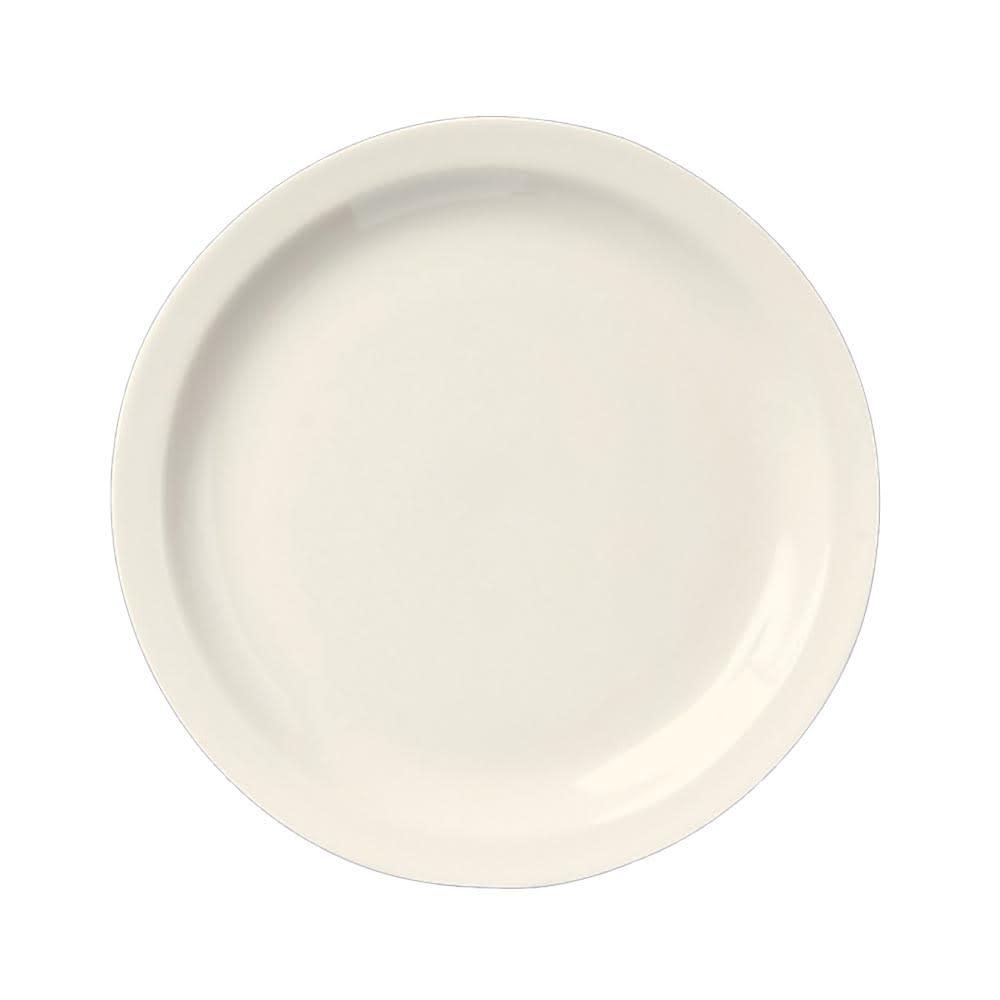 706-HL21500 8 3/4" Round Narrow Rim Plate - China, Ivory