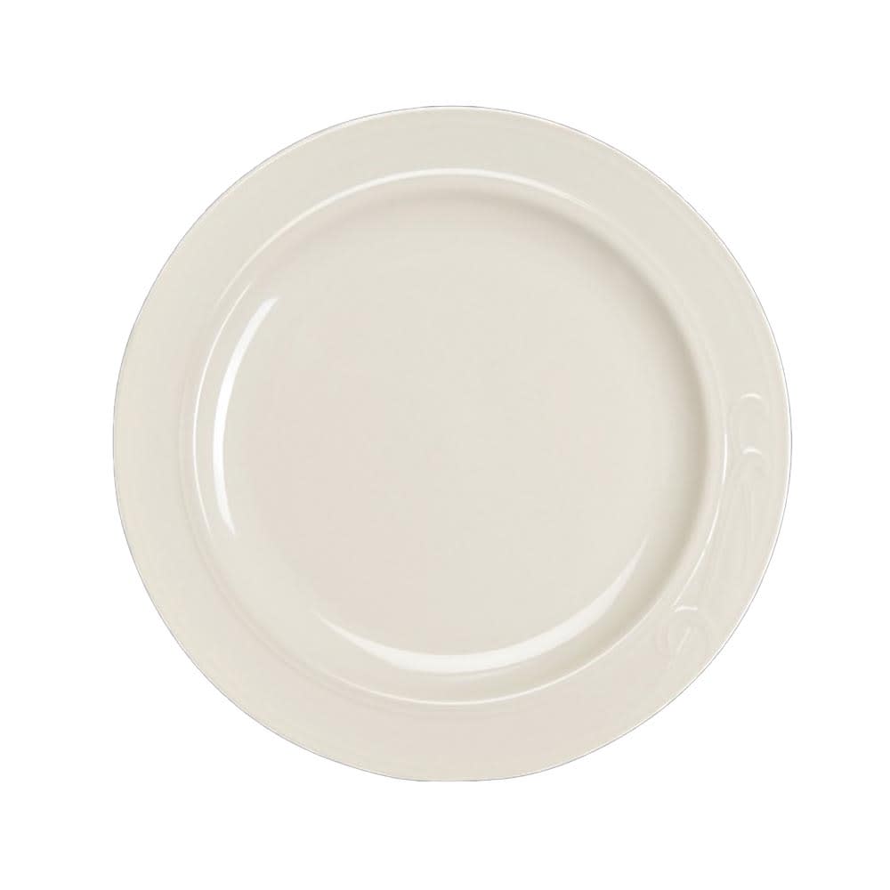 706-HL6031000 5 1/2" Round Lyrica Plate - China, Ivory