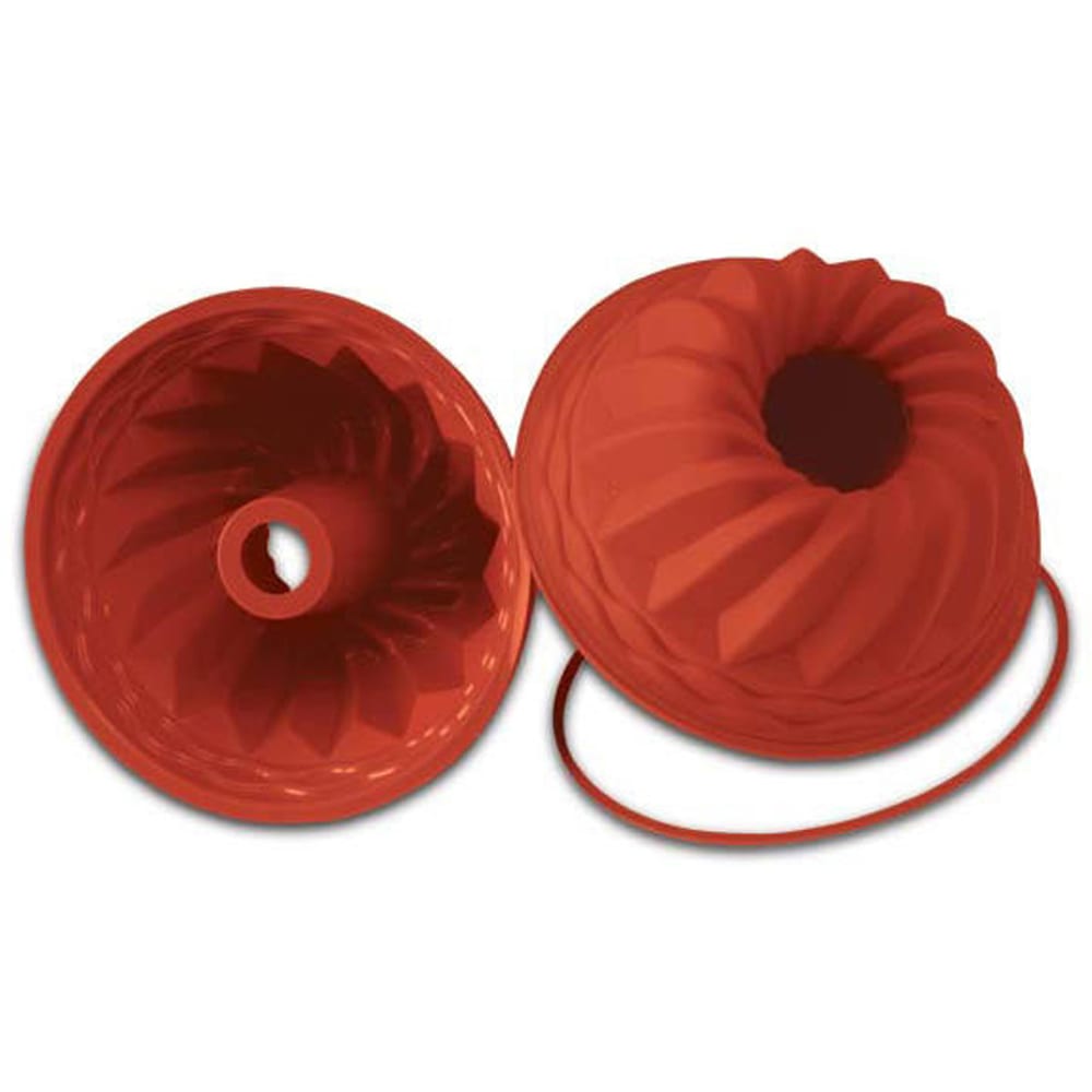 330-SFT250 8 5/8" Round Kougloff Mold - Silicone, Red
