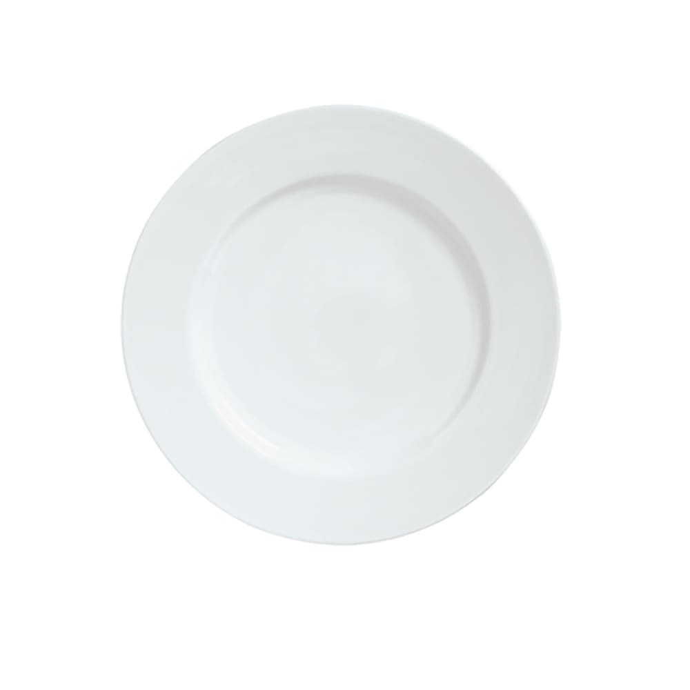 024-911194006 6 5/8" Round Plate w/ Reflections Pattern & Shape, Alumawhite Body