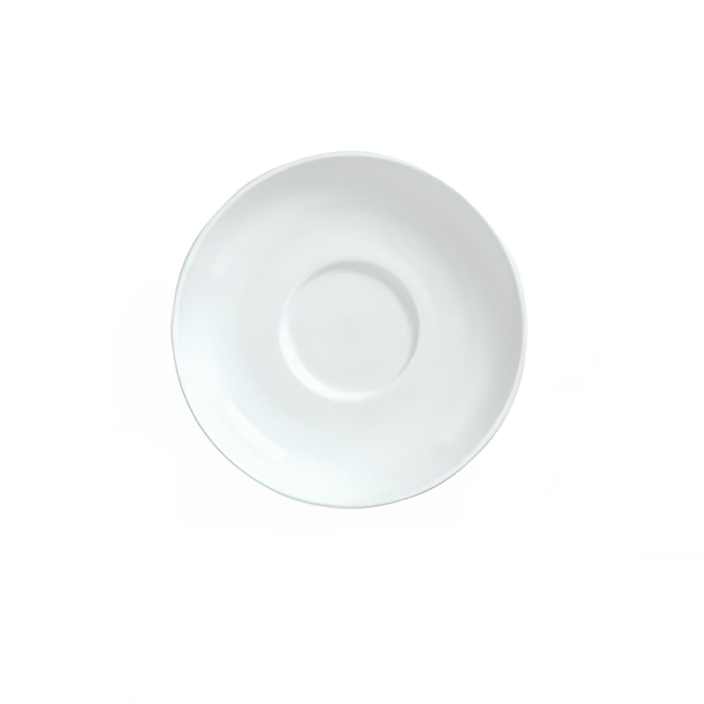 024-911194023 5" Round Espresso Saucer w/ Reflections Pattern & Shape, Alumawhite Body